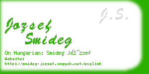 jozsef smideg business card